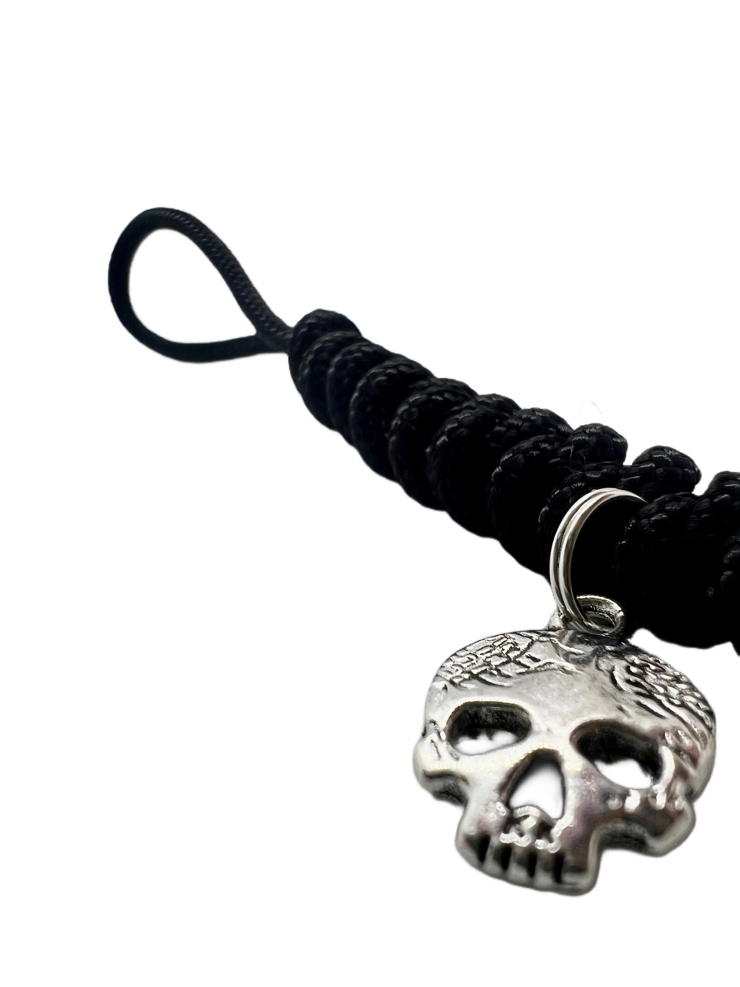 Breloc/Lanyard Paracord Talon Micro Pandantiv Craniu #2