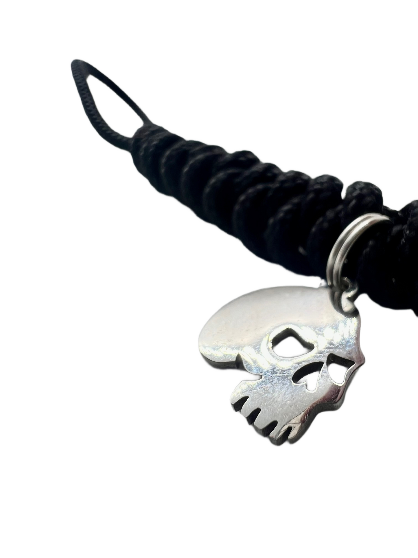 Breloc/Lanyard Paracord Talon Micro Pandantiv Craniu #1