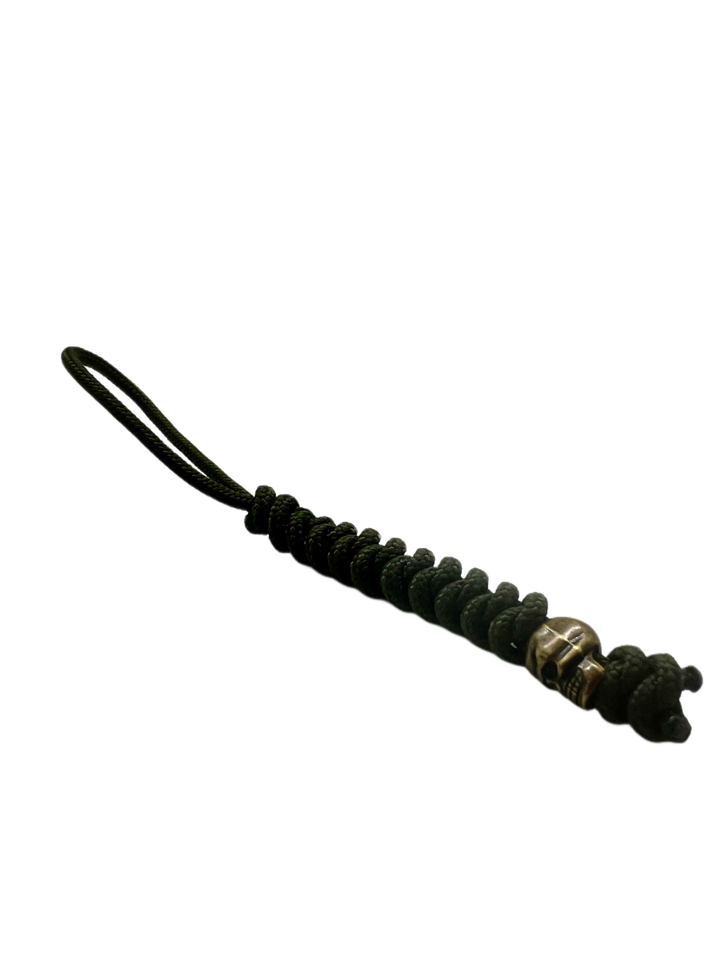 Breloc / Lanyard Paracord Talon Skull Micro Olive