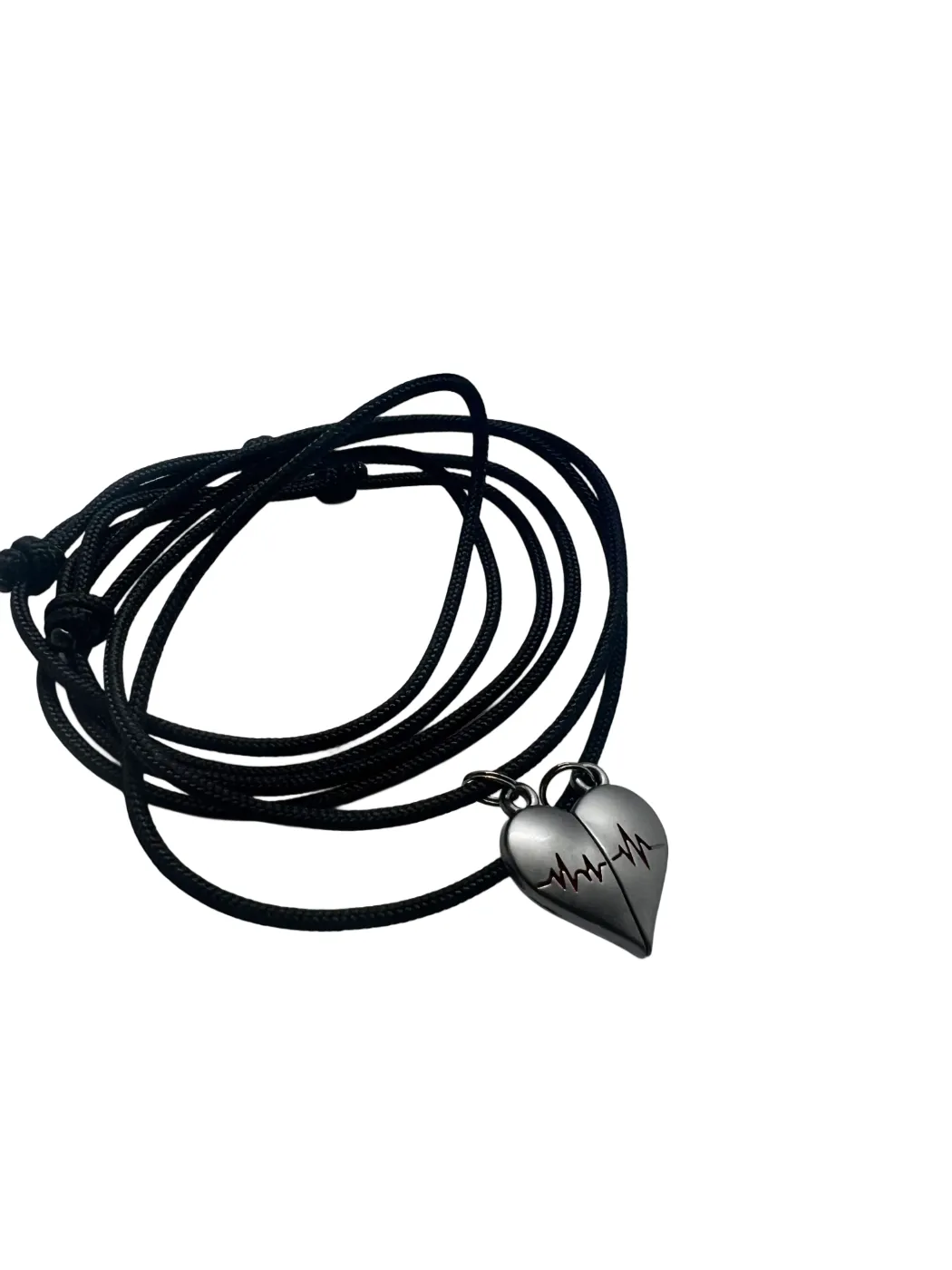 Lantisor Paracord Spectrum Duo Inima Gri Puls Magnetica Drop Zone