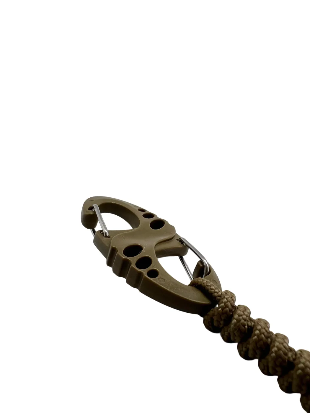 Carabină S Hook Paracord 275 cu Inel de Chei Theter Coyote Drop Zone
