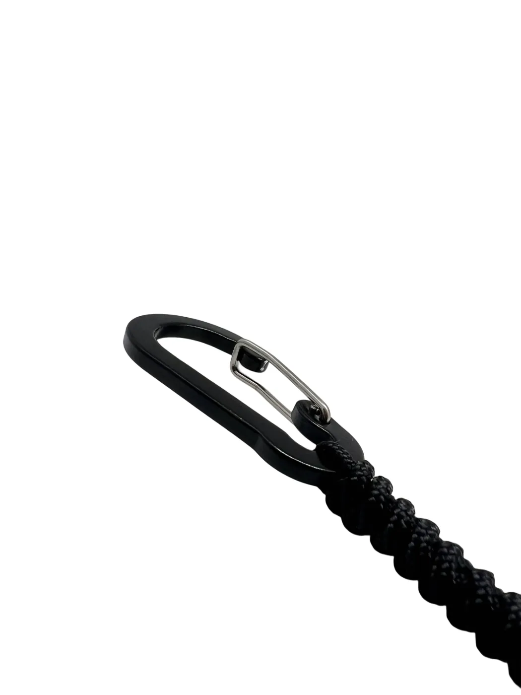 Carabină Metal Paracord 275 cu Inel de Chei Theter Negru Drop Zone