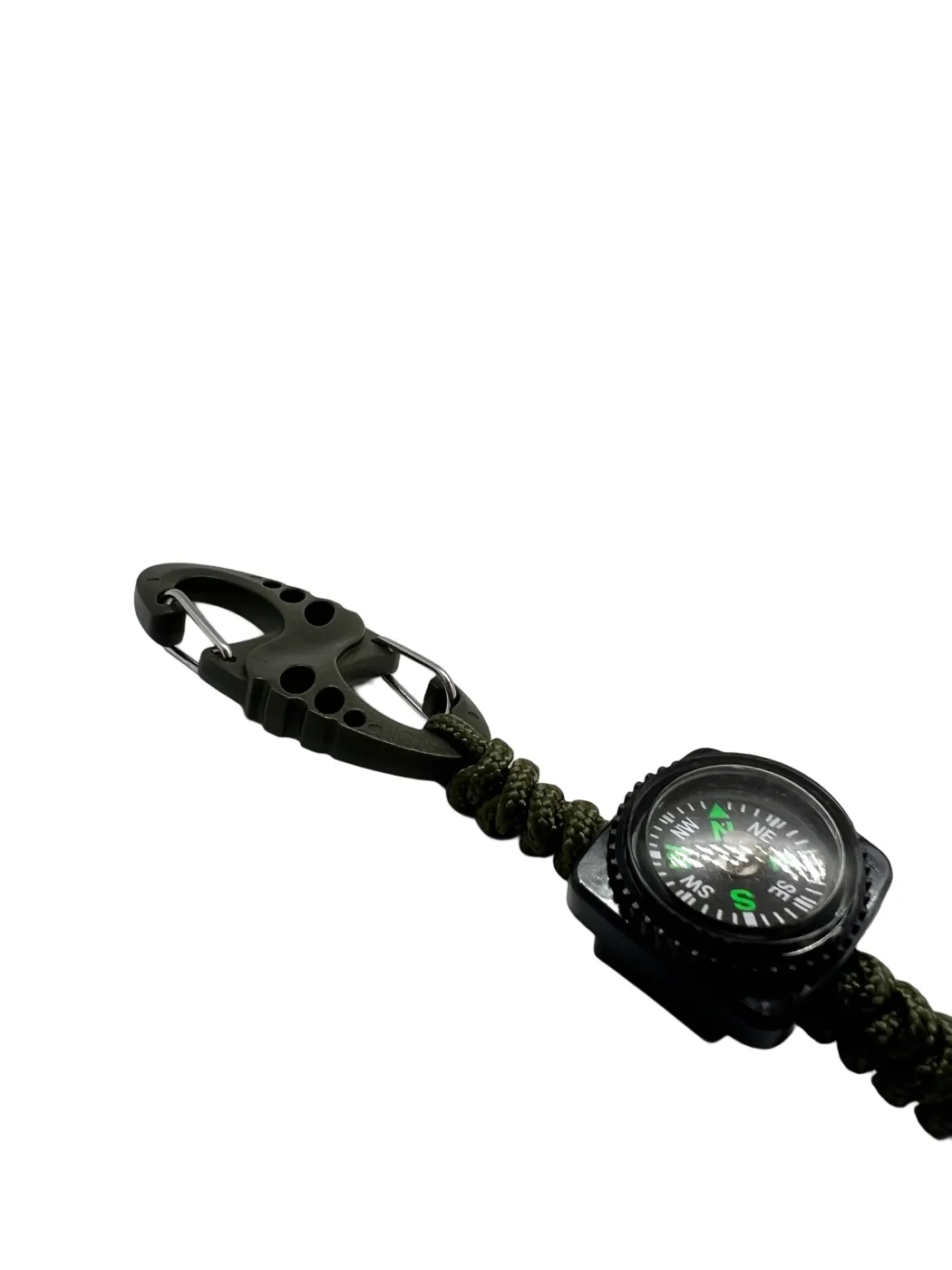Carabină S Hook Paracord 275 cu Inel de Chei Theter Pathfinder Olive Drop Zone