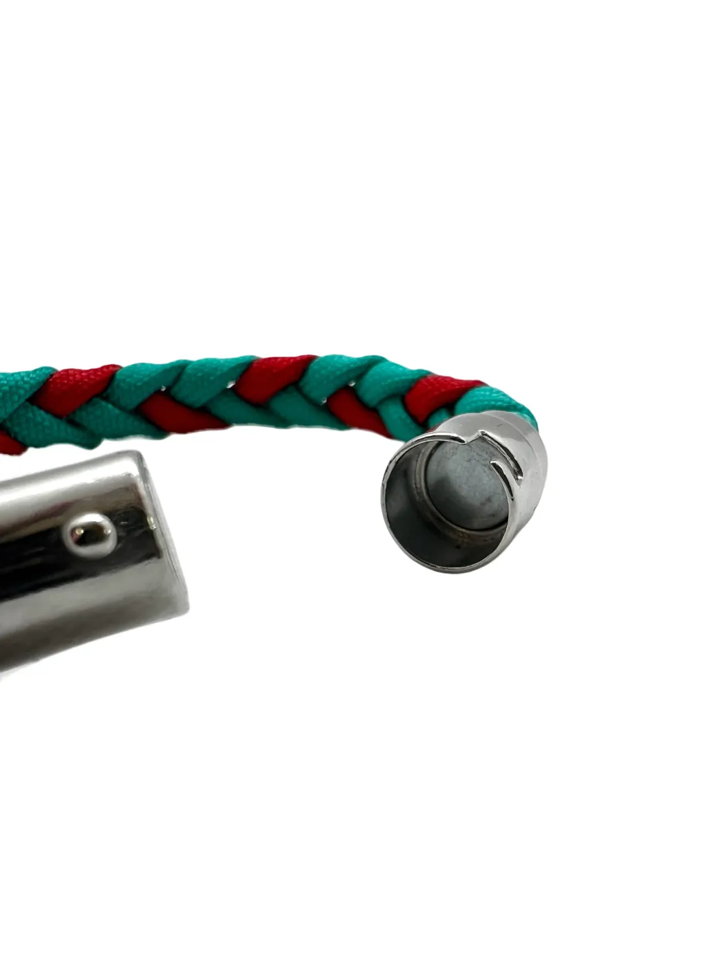 Brățară Paracord Polaris 2.0 Rosu-Teal Drop Zone