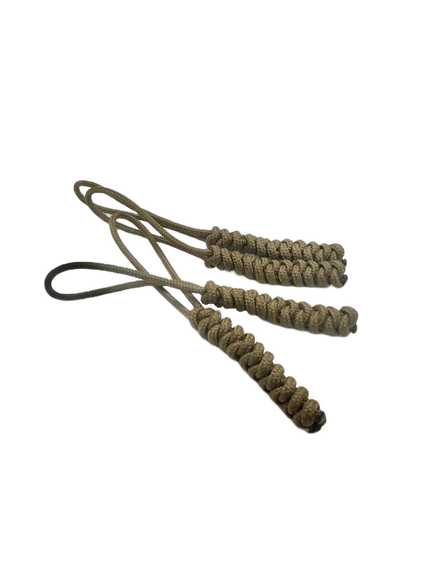 Căpăt Fermoar Paracord Talon Micro Coyote Pachet 4 Bucati