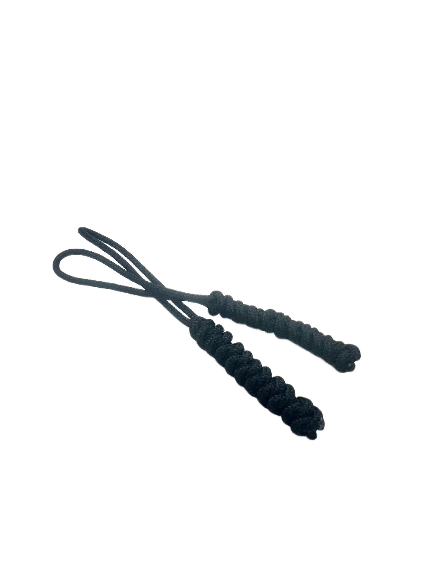 Căpăt Fermoar Paracord Talon Micro Negru Pachet 2 Bucati