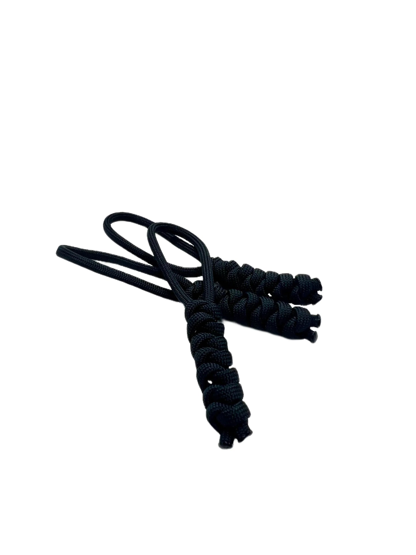 Căpăt Fermoar Paracord Talon Negru Pachet 3 Bucati