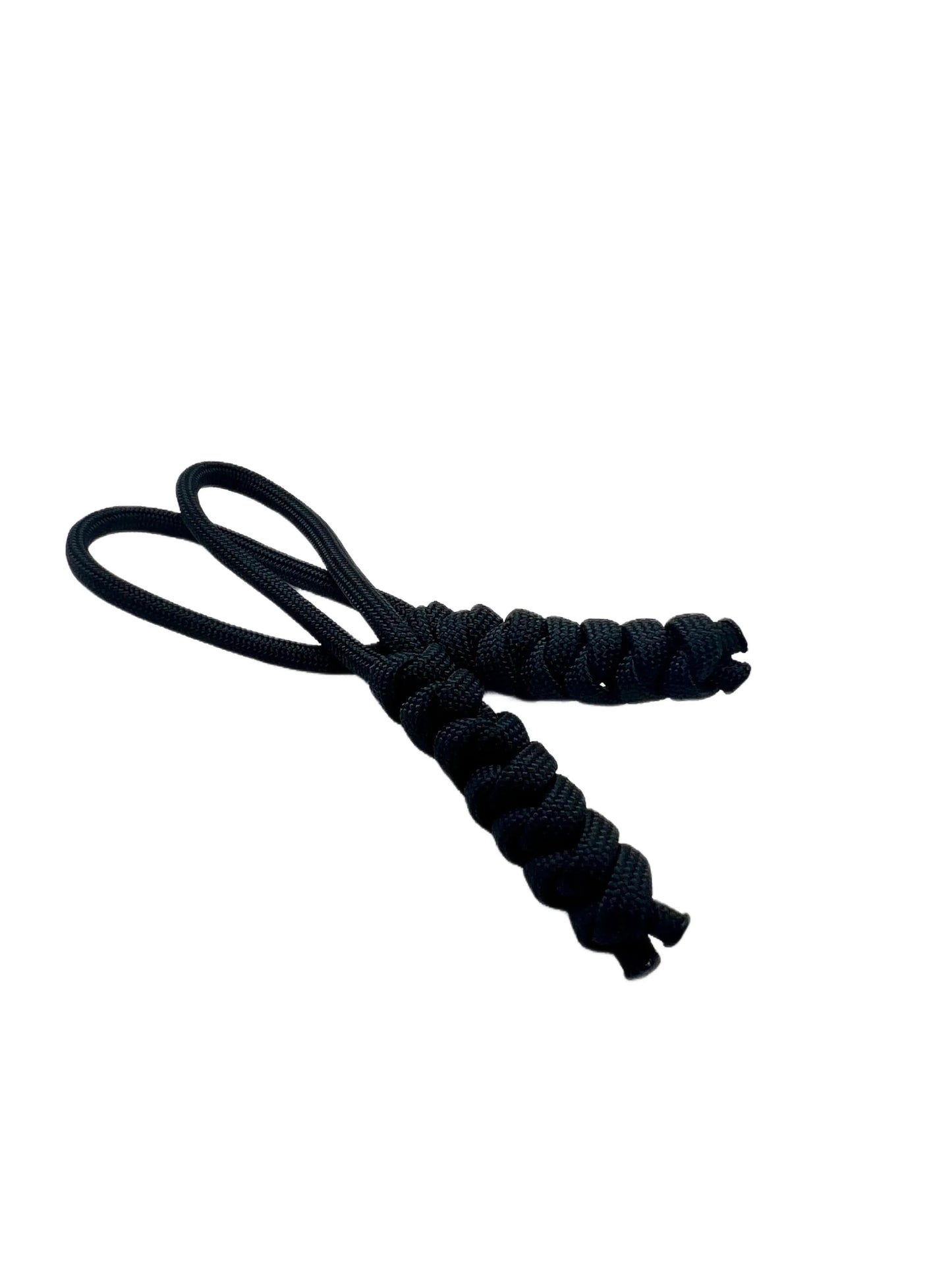 Căpăt Fermoar Paracord Talon Negru Pachet 2 Bucati