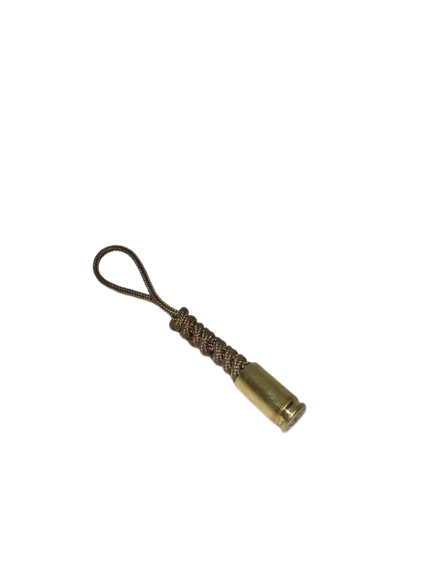 Breloc / Căpăt Fermoar Paracord Talon Cartuș Glonț Micro Coyote