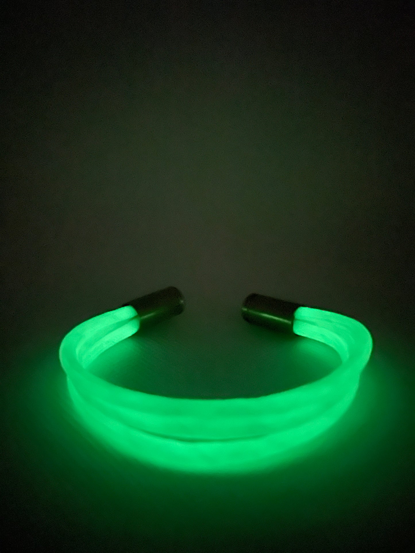 Brățara Paracord Trinity Alb Fosforescent (Glow In The Dark)