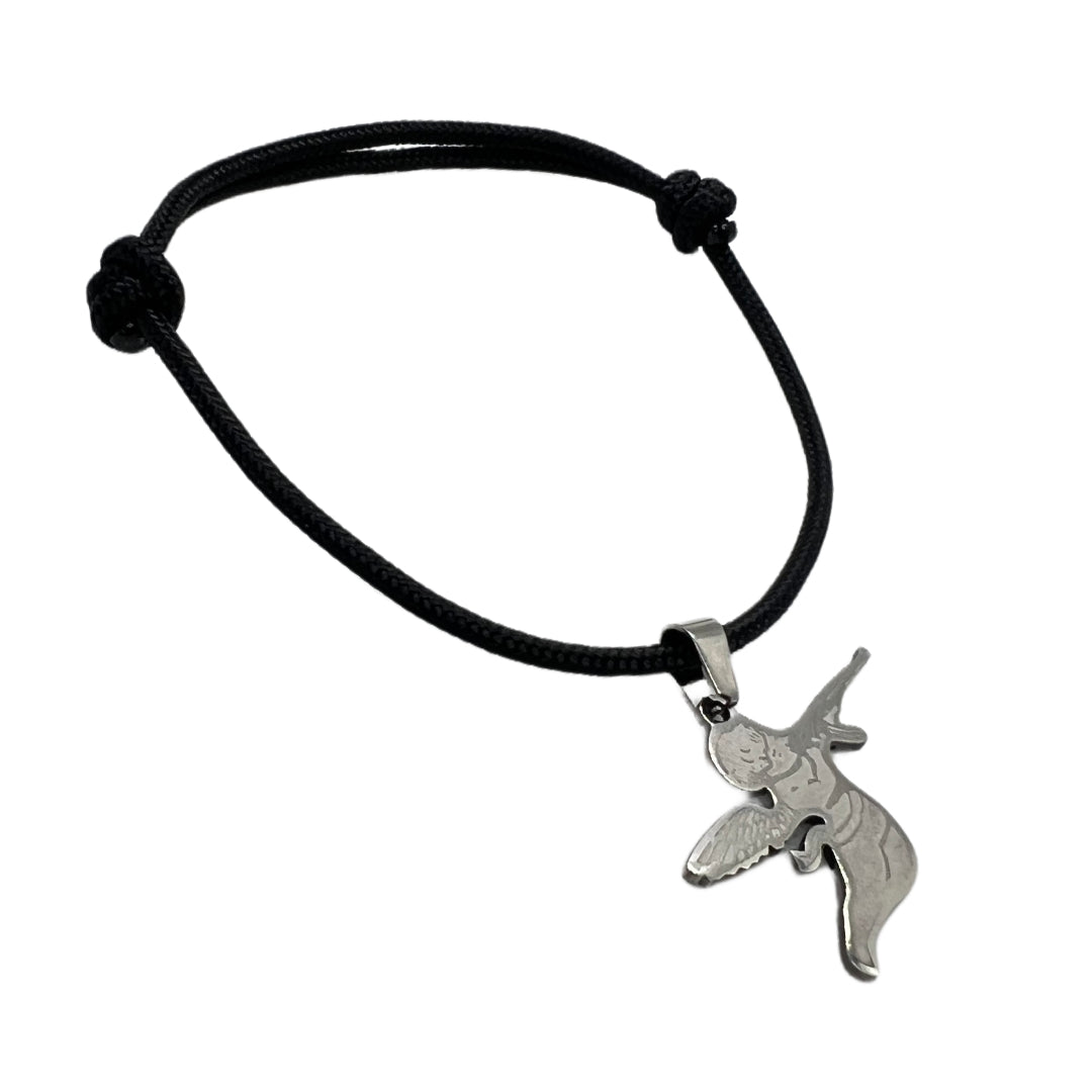 Brățară Paracord Spectrum Înger AK47 Argintiu