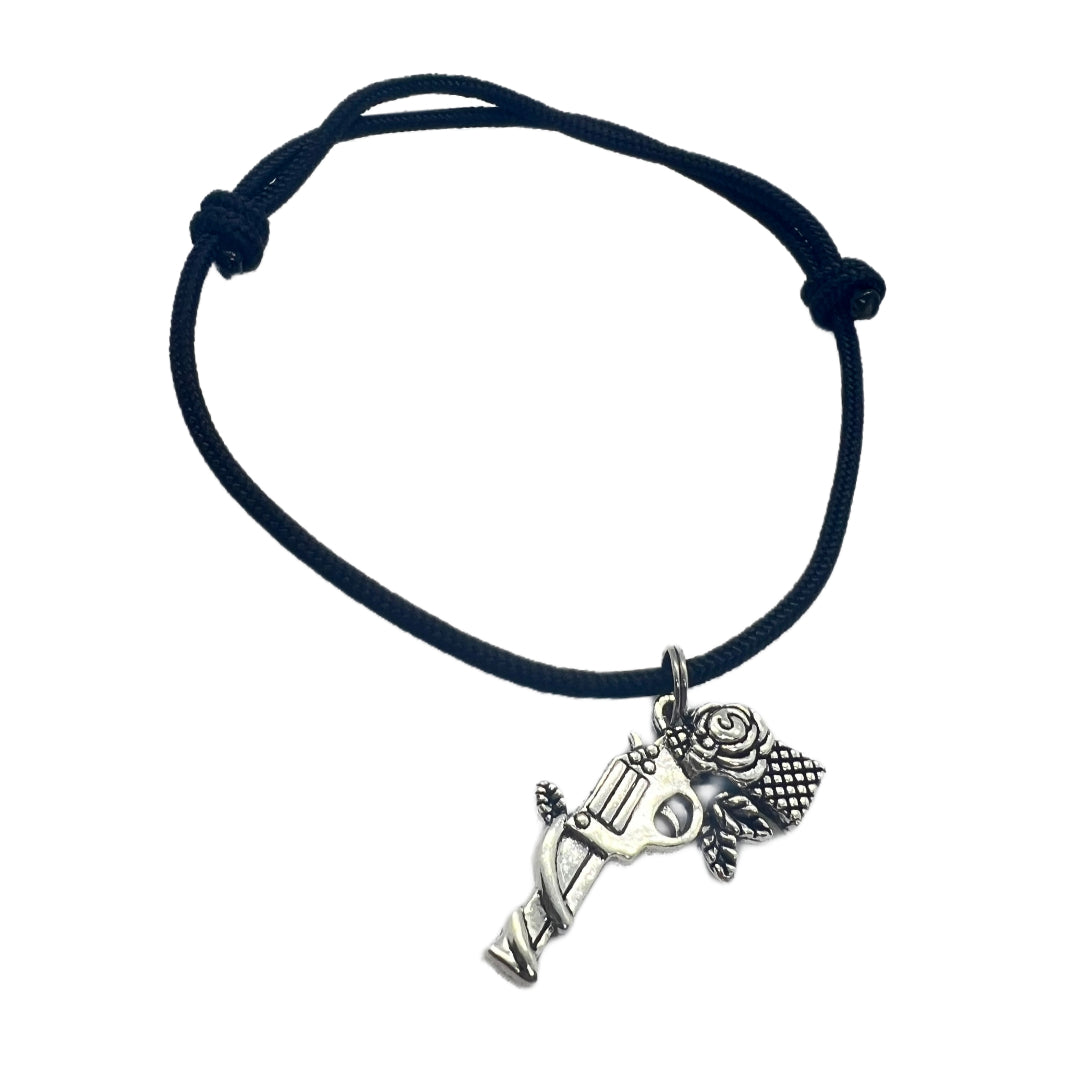 Brățară Paracord Spectrum Guns and Roses Argintiu