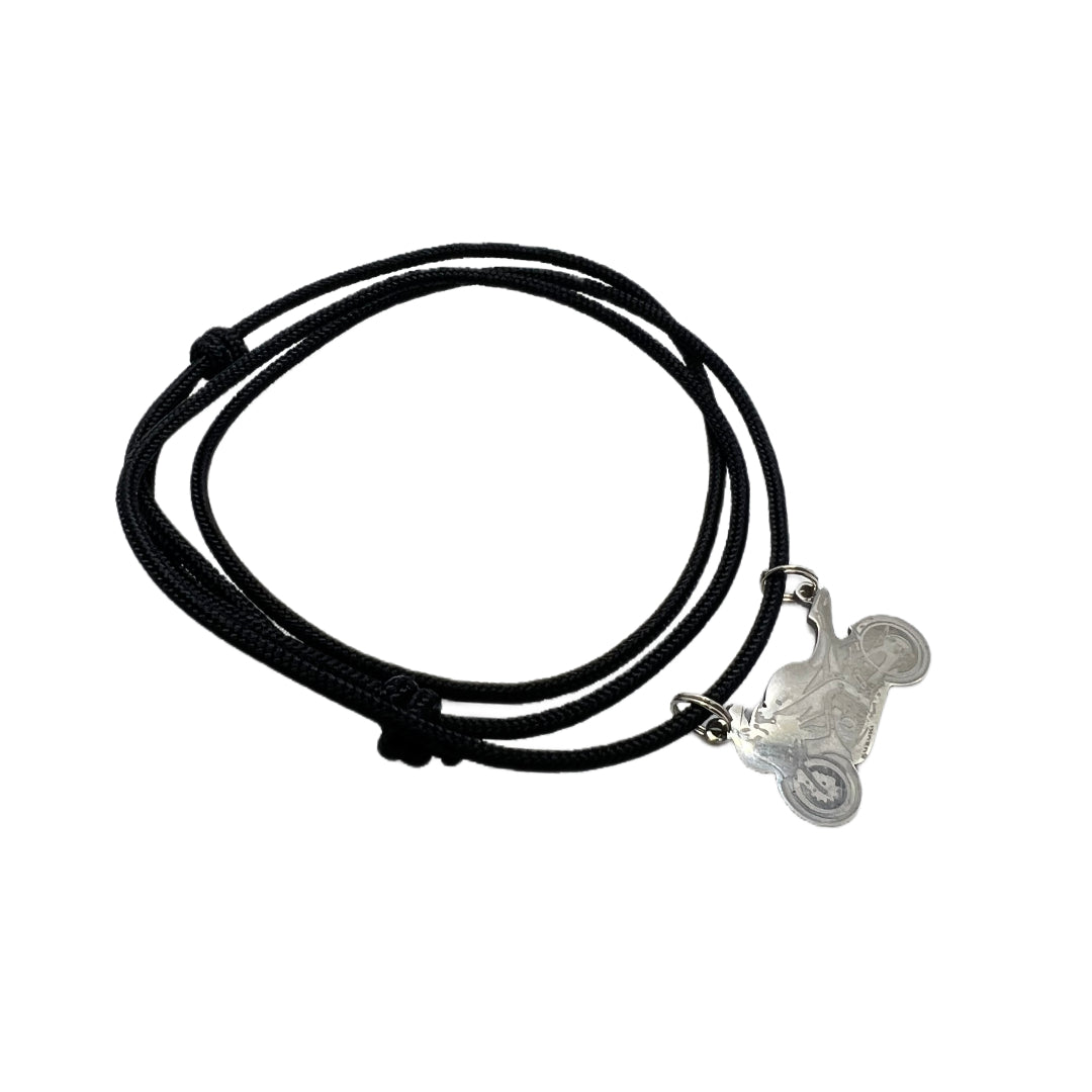 Lănțișor Spectrum Motocicletă Argintie Drop Zone