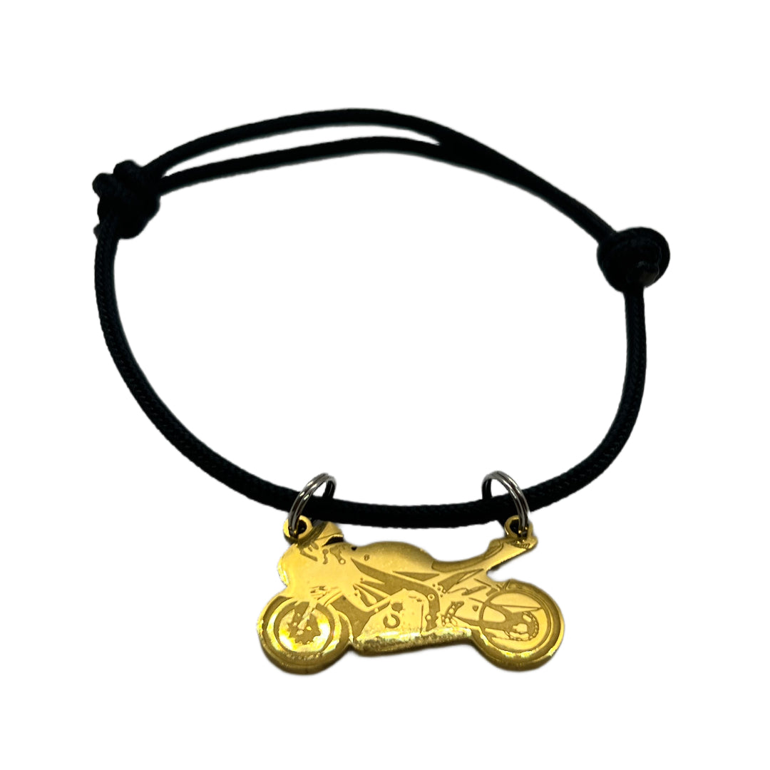 Brățară Paracord Spectrum Motocicletă Aurie Drop Zone